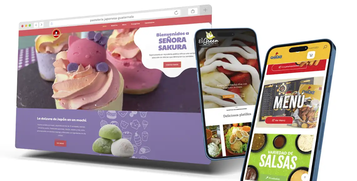 Diseño web profesional para restaurantes en Guatemala