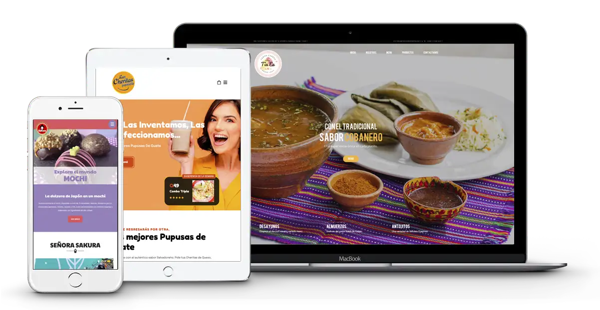 Páginas web profesionales para restaurantes